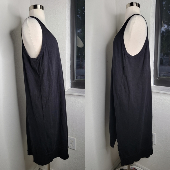 WILT Slim Slit Black Sleeveless Tank Dress L. - Picture 2 of 7